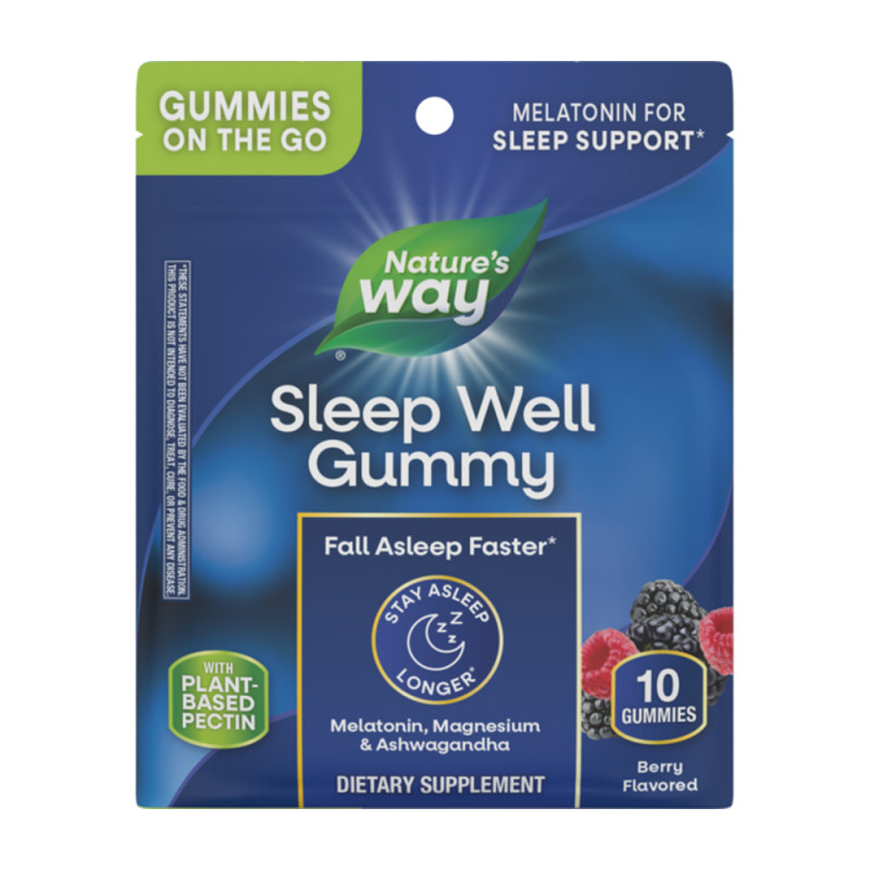NATURE'S WAY SLEEP WELL X 10 GUMMIES