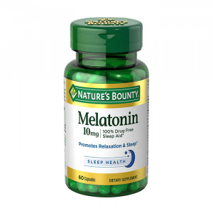 NATURES BOUNTY MELATONIN 10MG X 60 CAPSULAS