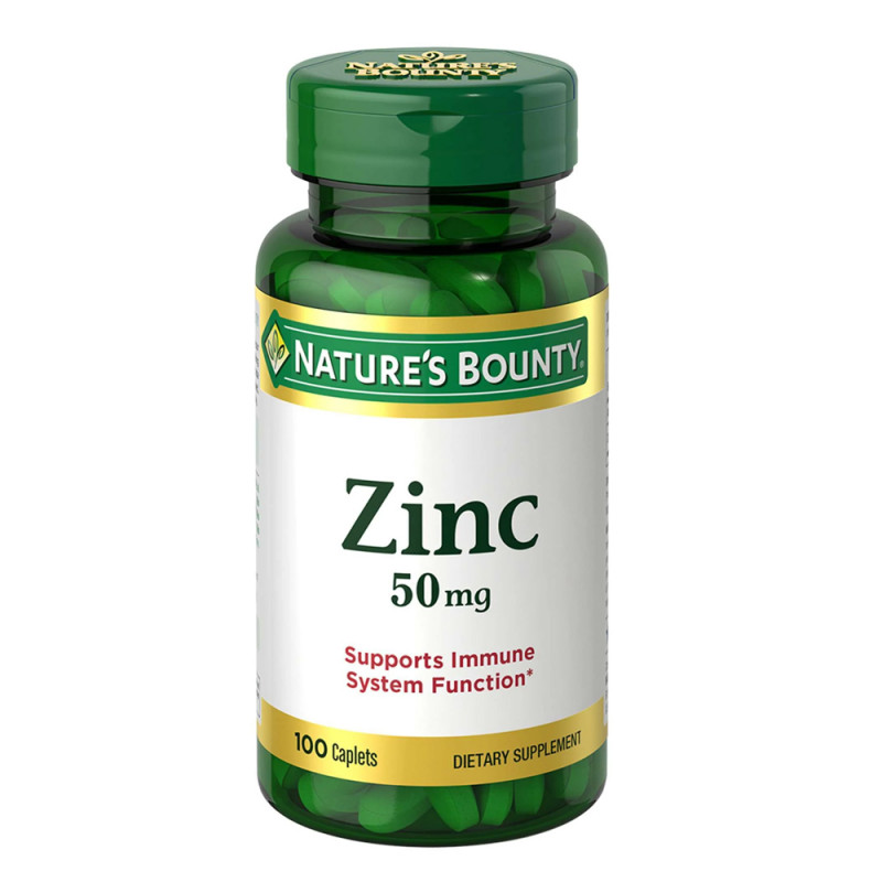 NATURES BOUNTY ZINC 50MG 100 CAPS NATURES BOUNTY ZINC 50MG 100 CAPS