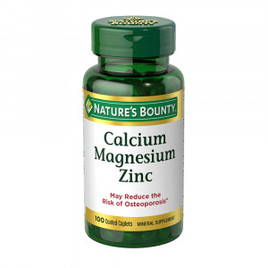 NATURES BOUNTY CALCIUM MAGNESIUM ZINC 100 CAPS