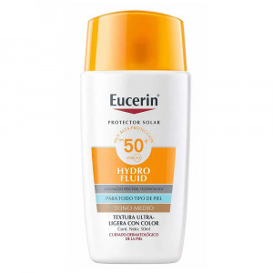 EUCERIN SUN HYDRO FLUID TONO MEDIO 50 ML