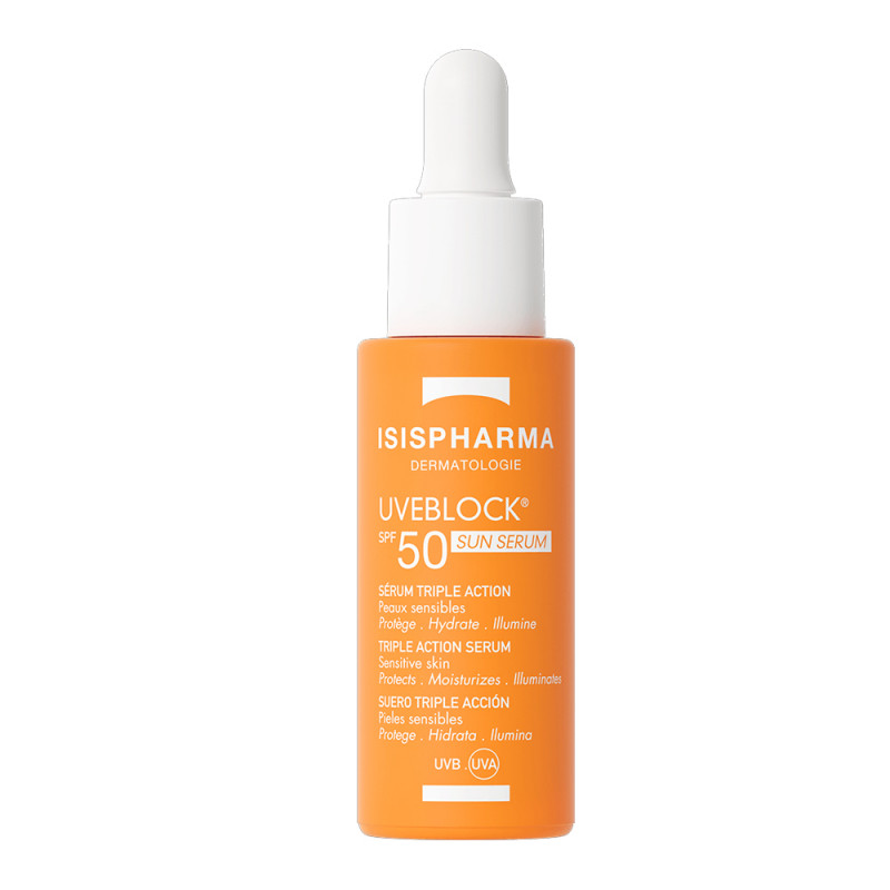ISISPHARMA UVEBLOCK SPF50 SUN SERUM TRIPLE ACTION 28 ML
