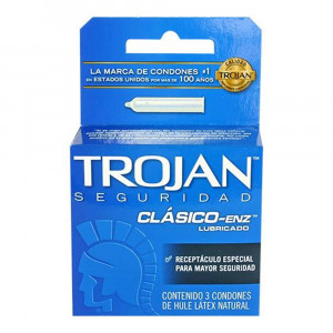 TROJAN LUBRICADO CLASICO-ENZ X 3