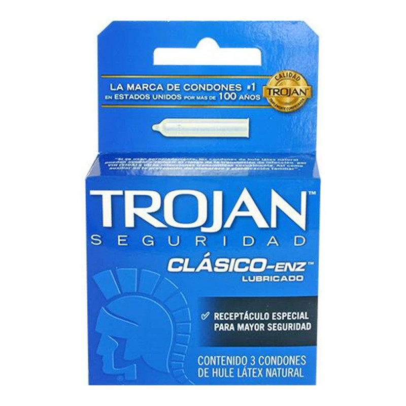 TROJAN LUBRICADO CLASICO-ENZ X 3