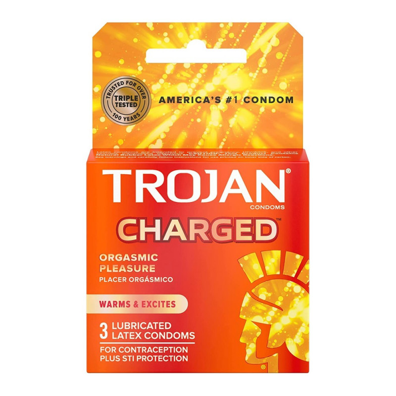 TROJAN CHARGED X 3