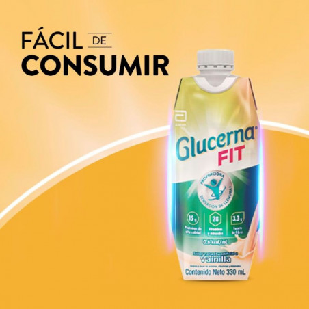 GLUCERNA FIT SABOR VAINILLA 330 ML