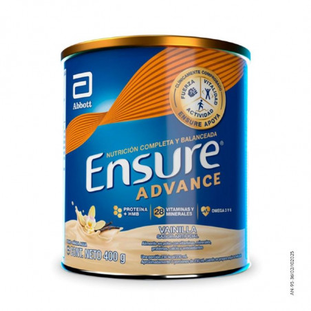 ENSURE ADVANCE VAINILLA 400G