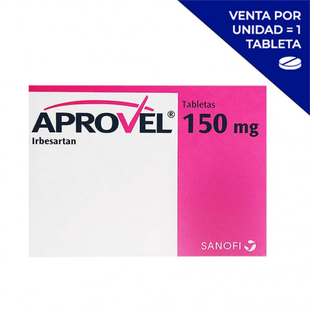 APROVEL 150 MG X 28 TAB (POR UNIDAD)
