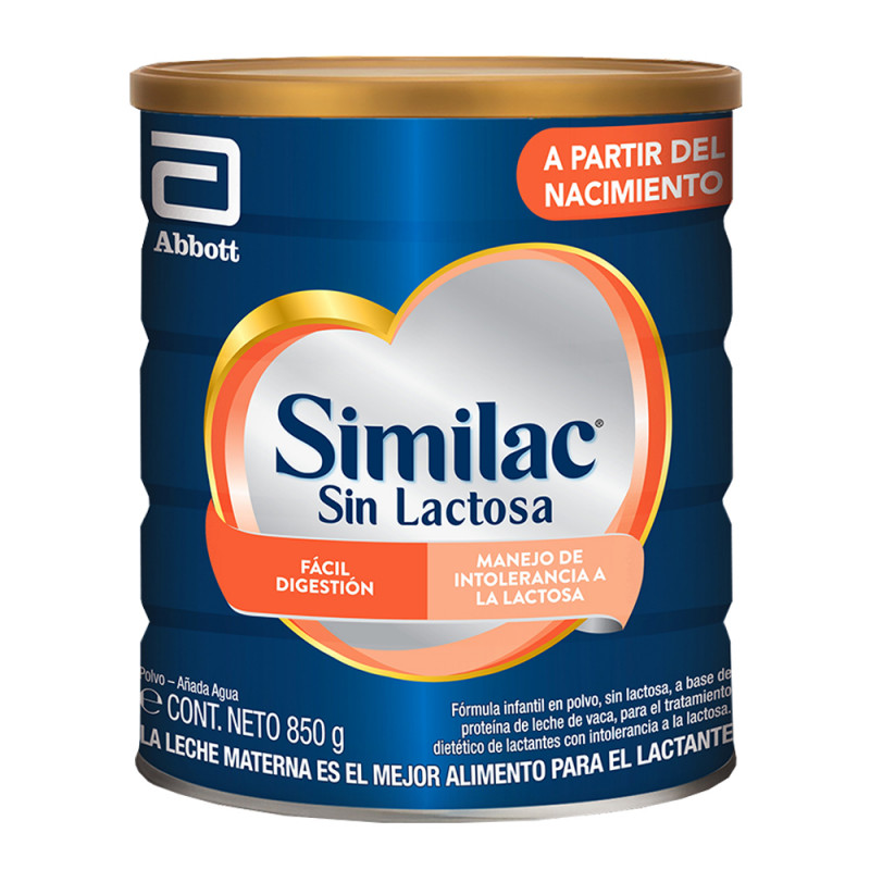 SIMILAC SIN LACTOSA 850 GRS
