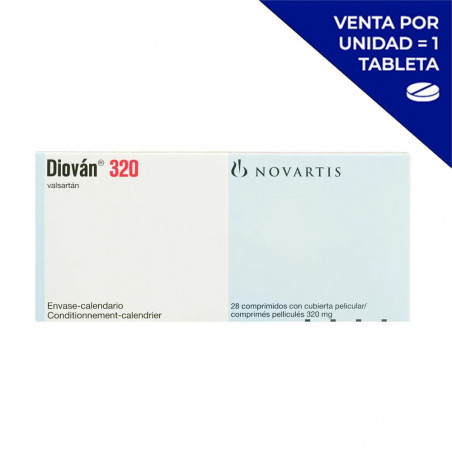 DIOVAN 320 MG X 28 (POR UNIDAD)