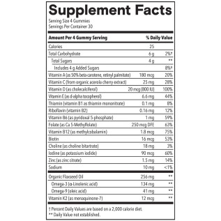 SMARTY PANTS ORGANICS KIDS FORMULA MULTI & OMEGA X 90 GUMS