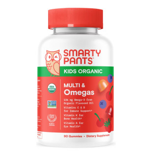 SMARTY PANTS ORGANICS KIDS FORMULA MULTI & OMEGA X 90 GUMS