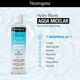 NEUTROGENA HYDRO BOOST AGUA MICELAR 200 ML