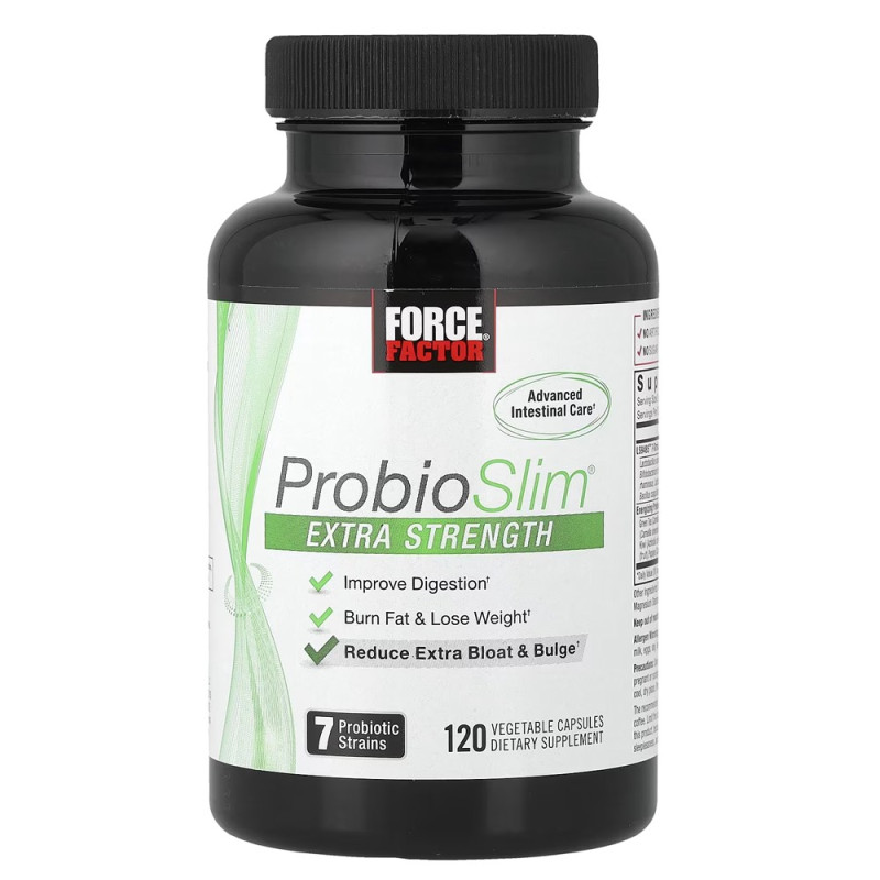 FORCE FACTOR PROBIOSLIM EXTRA STRENGTH X 120 CAPSULES