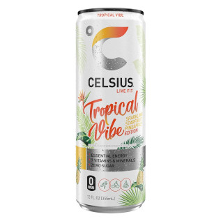 CELSIUS SPARKLING TROPICAL VIBE (POR UNIDAD)