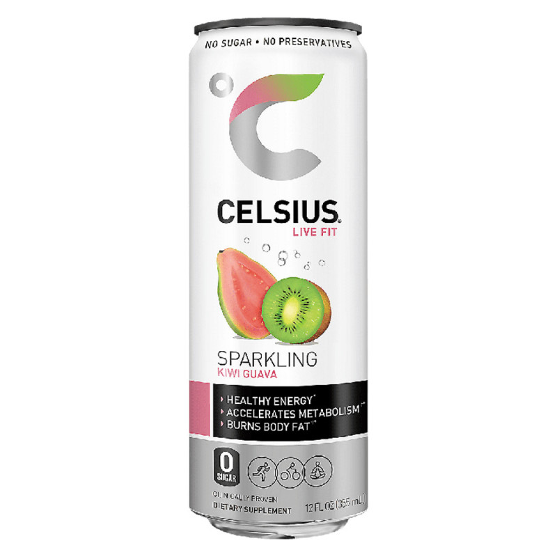 CELSIUS SPARKLING KIWI GUAYABA (POR UNIDAD)