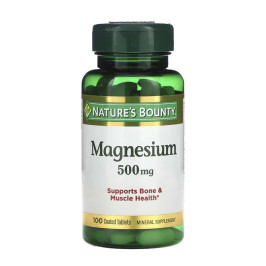 NATURES BOUNTY MAGNESIUM 500 MG X 100