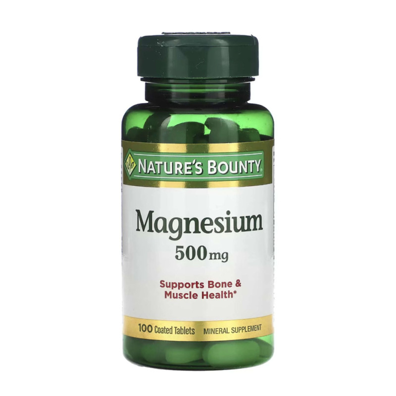 NATURES BOUNTY MAGNESIUM 500 MG X 100