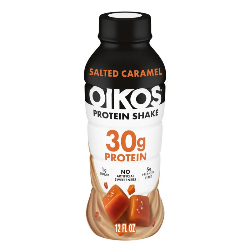 OIKOS PROTEIN SHAKE SALTED CARAMEL 12 OZ