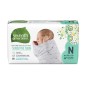 SEVENTH GENERATION FREE & CLEAR BABY DIAPERS JUMBO 4/36 NEWBORN (UNIDAD)