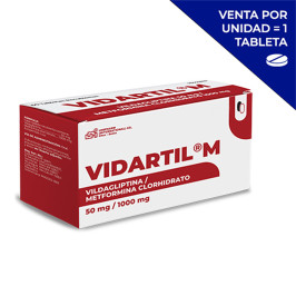 VIDARTIL M 50/1000 MG TABLETAS RECUBIERTAS (POR UNIDAD)