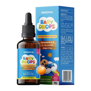 BABY DROPS VITAMINA A,C,D 30ML