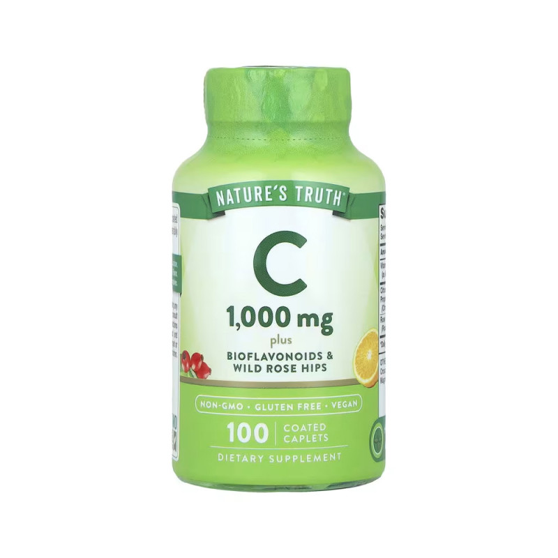 NATURES BOUNTY VITAMINA C-1000 PLUS ROSE HIPS X 100