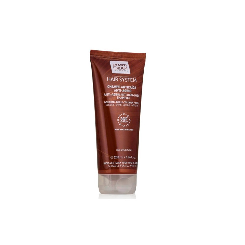 MD HAIR SYSTEM CHAMPU ANTICAIDA ANTIAGING 200 ML