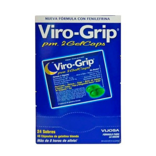 VIRO GRIP PM 2 GELCAPS CAJA X 24 SOBRES (POR UNIDAD)