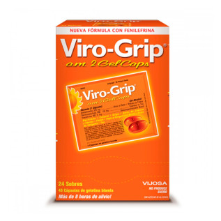 VIRO GRIP AM 2 GELCAPS CAJA X 24 SOBRES (POR UNIDAD)