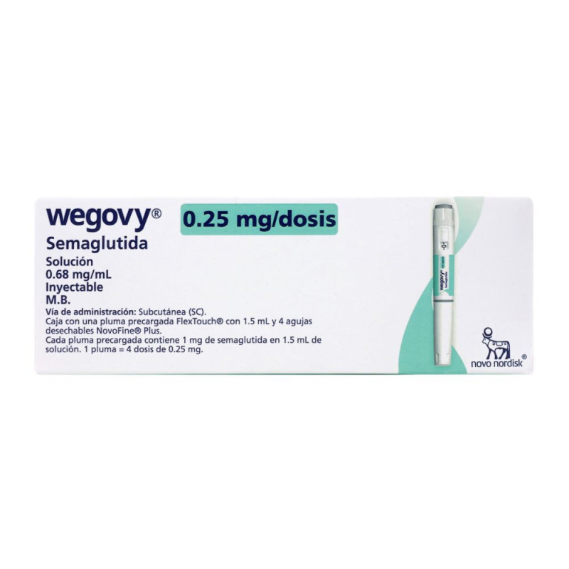 WEGOVY 0.25 MG FLEXTOUCH PLUMA
