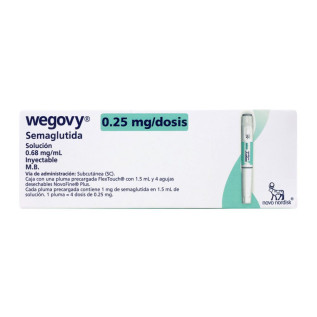 WEGOVY 0.25 MG FLEXTOUCH PLUMA