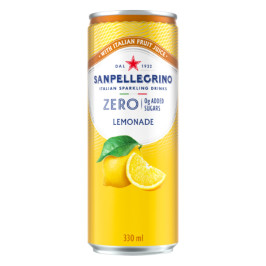 SAN PELLEGRINO ZERO LEMONADE 330ML X UNIDAD