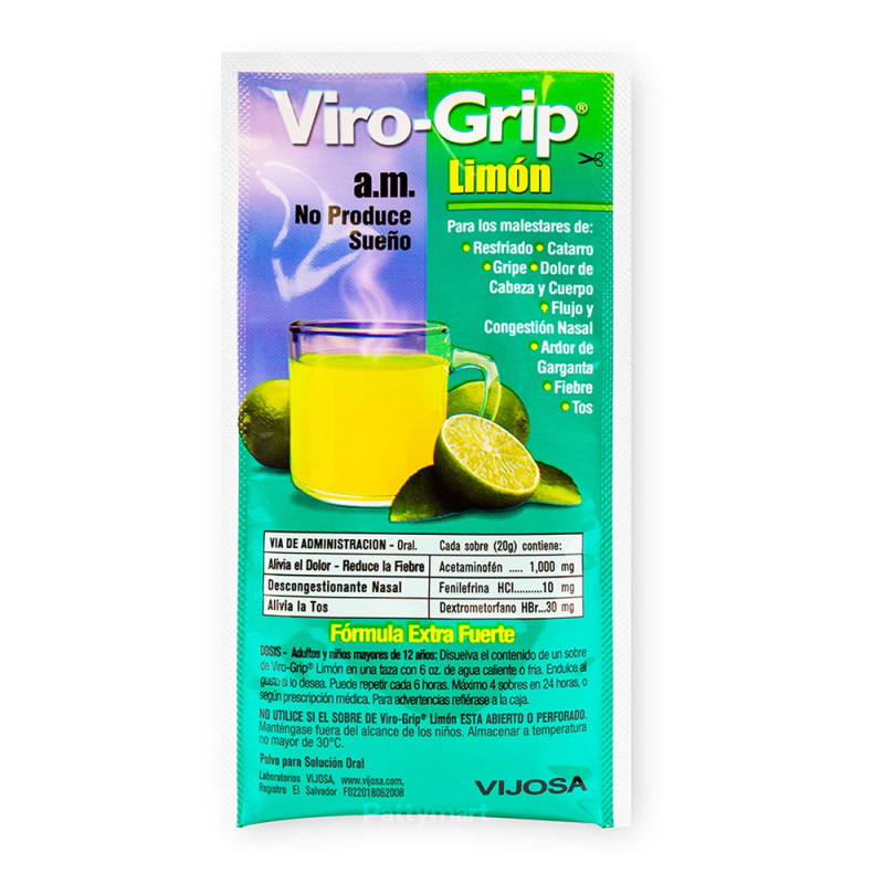 VIRO-GRIP LIMON AM X SOBRE (POR UNIDAD)