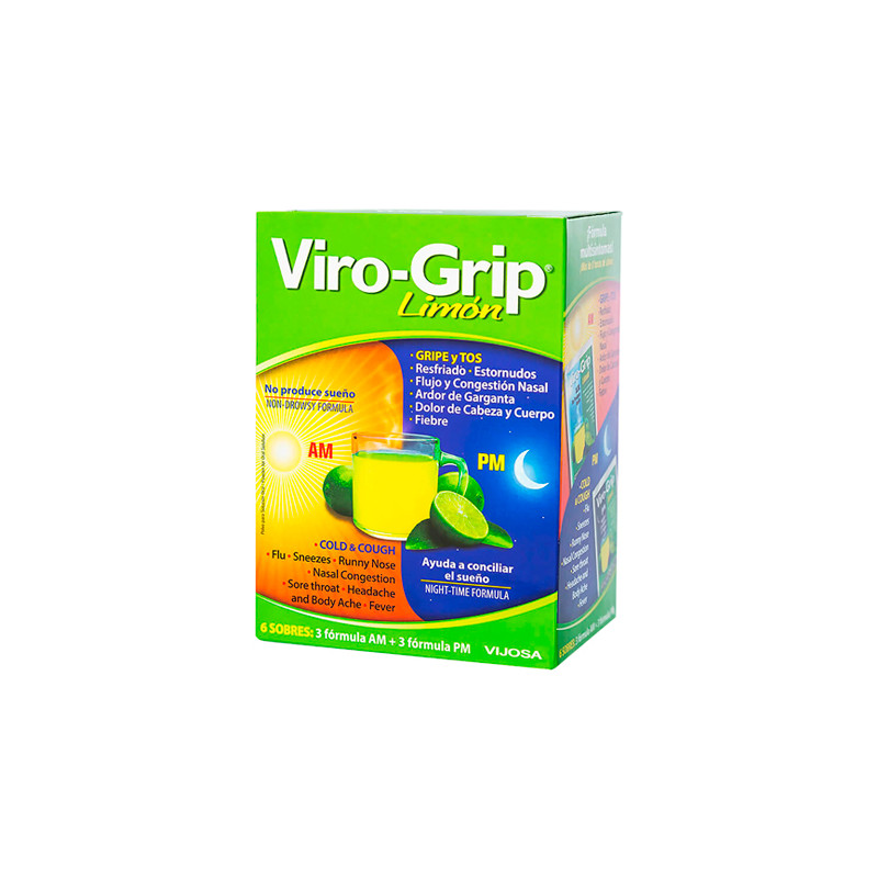 VIRO-GRIP LIMON COMBINADO AM-PM 6 SOBRES
