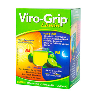 VIRO-GRIP LIMON COMBINADO AM-PM 6 SOBRES