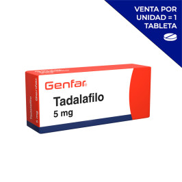 TADALAFILO 5 MG GENFAR (POR UNIDAD)