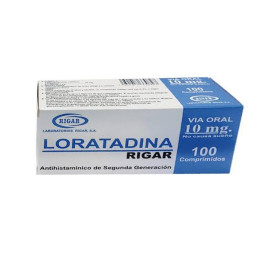 LORATADINA 10MG X 100 TAB (POR UNIDAD)