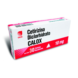 CETIRIZINA 10 MG X 30 TABS  (CALOX) (POR UNIDAD)