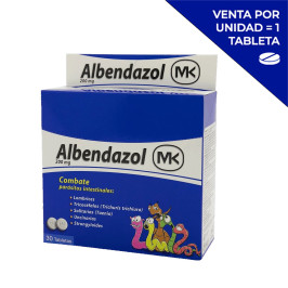 ALBENDAZOL MK 200MG (POR UNIDAD)
