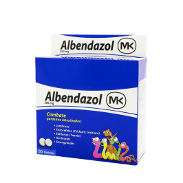 ALBENDAZOL MK 200MG (POR UNIDAD)