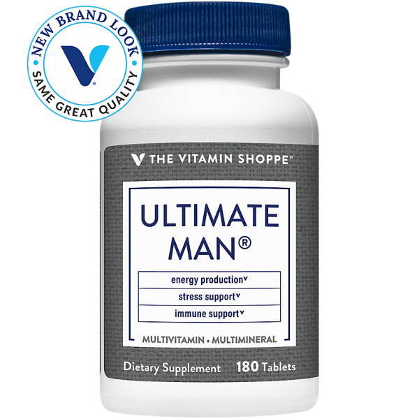 THE VITAMIN SHOPPE ULTIMATE MAN X 180 TABLETS