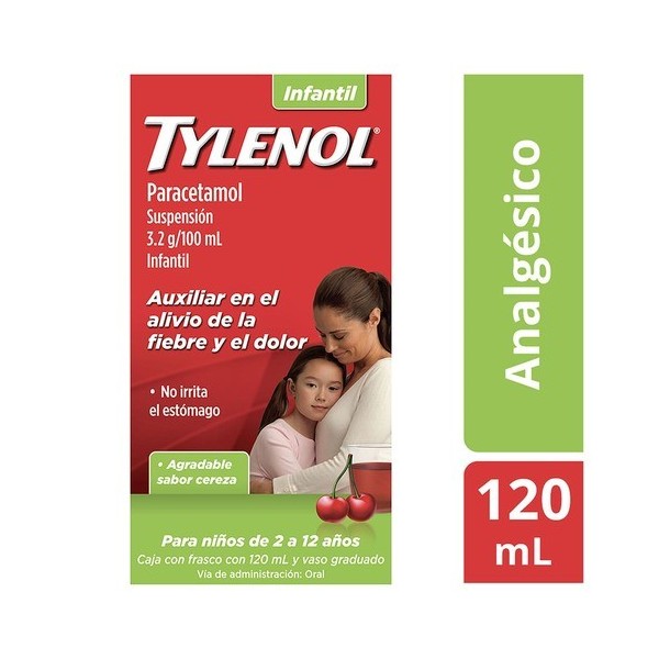 TYLENOL SUSPENSION INFANTIL CEREZA 120ML