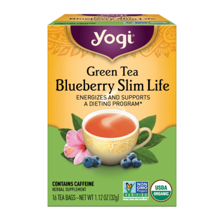 YOGI GREEN TEA BLUEBERRY SLIM LIFE X 16