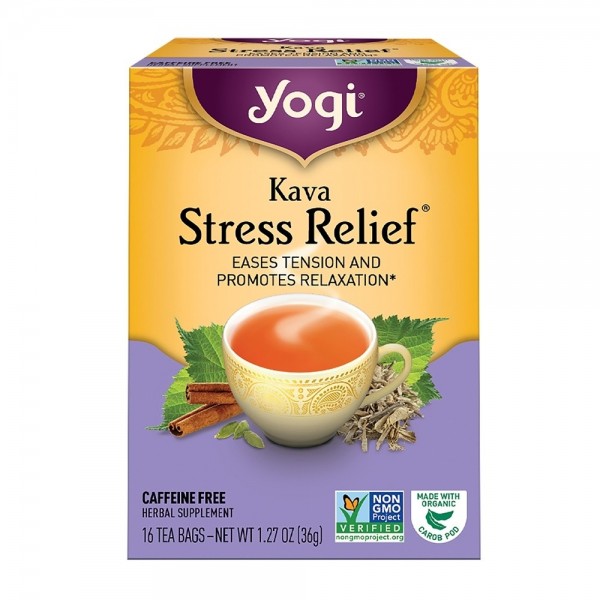 YOGI TEA KAVA STRESS RELIEF X 16
