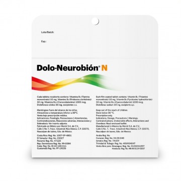 DOLO-NEUROBION N X 120 TABLETAS  (por unidad)